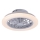 Rabalux - Dimmbare LED-Deckenleuchte mit Ventilator LED/24W/230V 3000-6500K + Fernbedienung