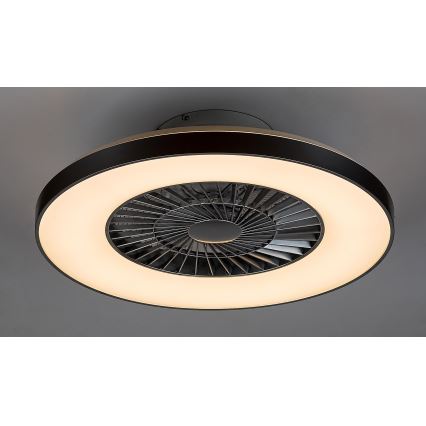 Rabalux - Dimmbare LED-Deckenleuchte mit Ventilator LED/40W/230V 3000-6500K + Fernbedienung