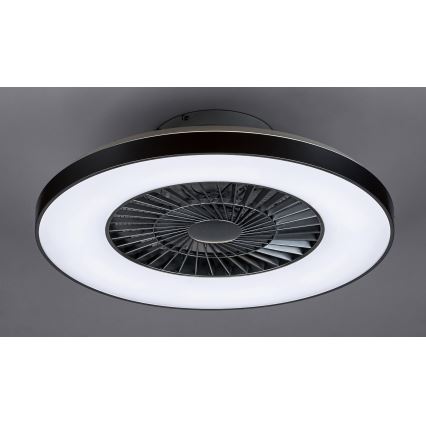 Rabalux - Dimmbare LED-Deckenleuchte mit Ventilator LED/40W/230V 3000-6500K + Fernbedienung