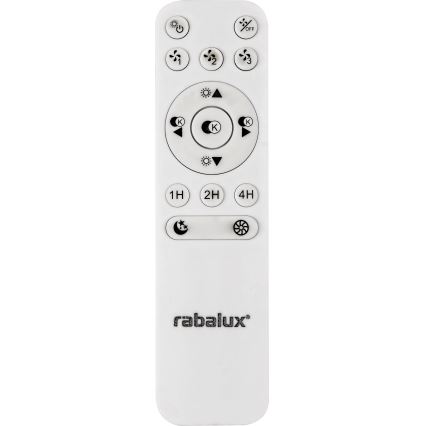 Rabalux - Dimmbare LED-Deckenleuchte mit Ventilator LED/40W/230V 3000-6500K + Fernbedienung