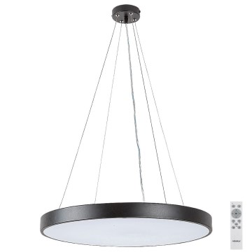 Rabalux - Dimmbare LED-Hängeleuchte an Schnur LED/60W/230V 3000-6000K schwarz + Fernbedienung