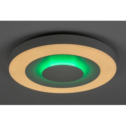 Rabalux - Dimmbare LED-RGB-Deckenleuchte LED/40W/230V 3000-6000K + Fernbedienung