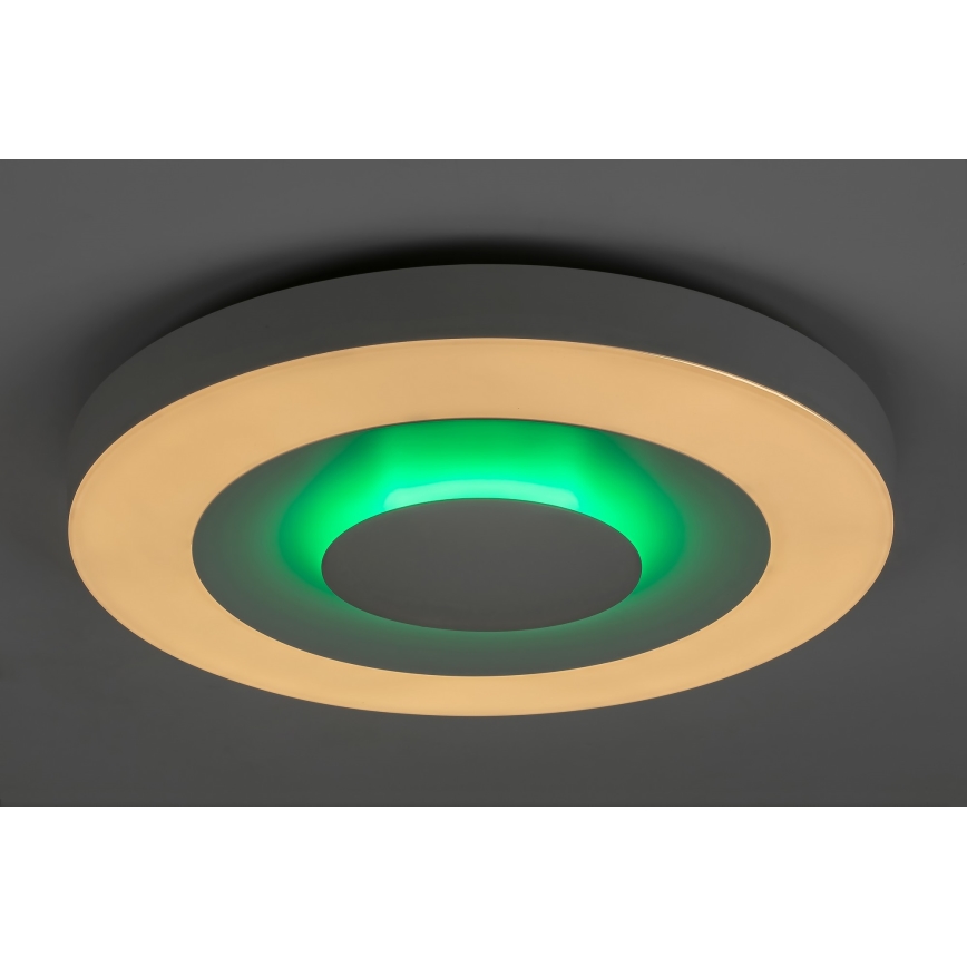 Rabalux - Dimmbare LED-RGB-Deckenleuchte LED/40W/230V 3000-6000K + Fernbedienung