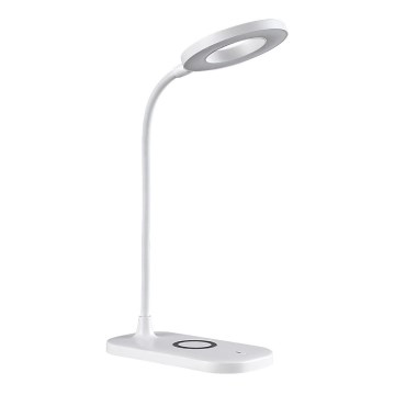 Rabalux - Dimmbare LED-Tischlampe mit Touch-Funktion und kabelloser Aufladung LED/5W/5V 2700-6000K weiß