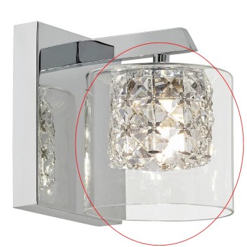 Rabalux - Ersatzglas für die Wandleuchte DUCHESS G9