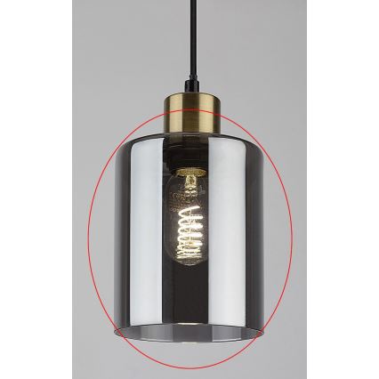Rabalux - Ersatzglas für E27, Ø 13 cm
