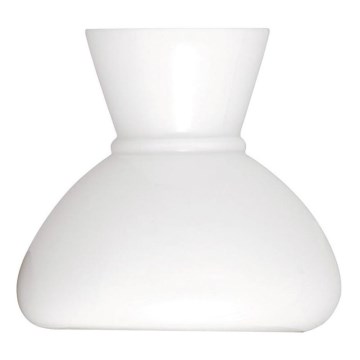 Rabalux - Ersatzglas für Kronleuchter, Tisch- und Wandleuchten mit E27-Fassung, Ø 15 cm, weiß