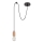 Rabalux - Hängeleuchte an Kabel 1xE27/60W/230V Buche