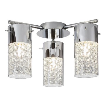 Rabalux - Kristall-Badezimmerdeckenleuchte 3xE14/40W/230V IP44