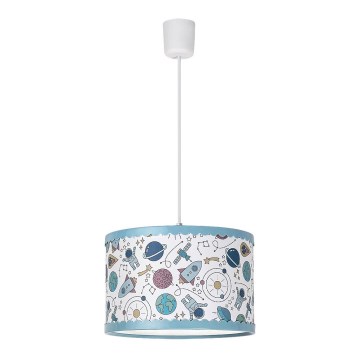 Rabalux - Kronleuchter an Schnur E27/40W/230V rosa