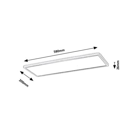 Rabalux - LED Anbauleuchte LED/22W/230V