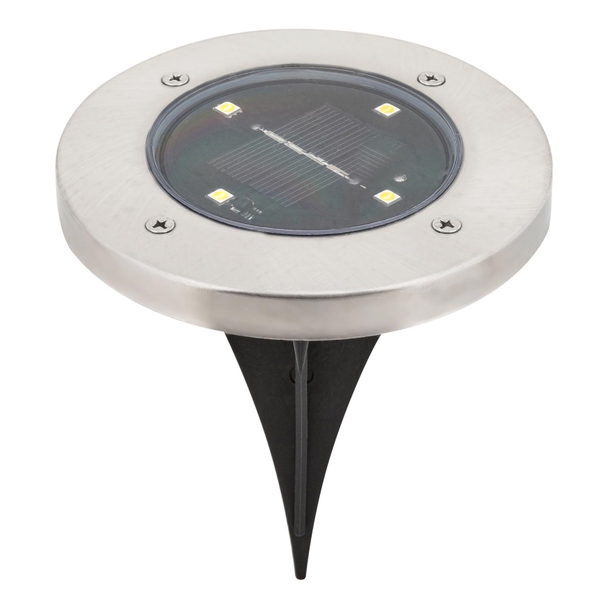 Rabalux - LED Außen-Solarleuchte mit Sensor LED/0,24W/1xAA 400 mAh Schwarz IP44