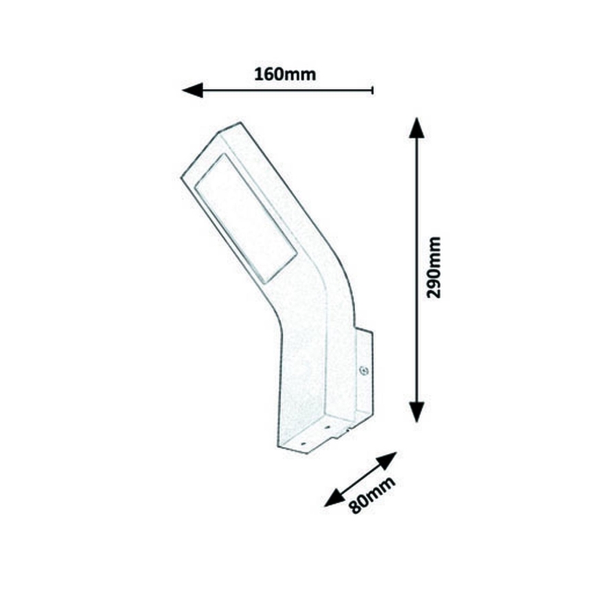 Rabalux - LED-Außenwandleuchte LED/9W/230V IP44