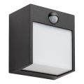 Rabalux - LED Außenwandleuchte mit Sensor LED/12W/230V Schwarz IP44