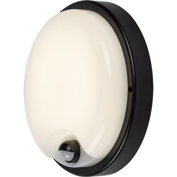 Rabalux - LED-Außenwandleuchte mit Sensor, LED/18W/230V, IP65, schwarz