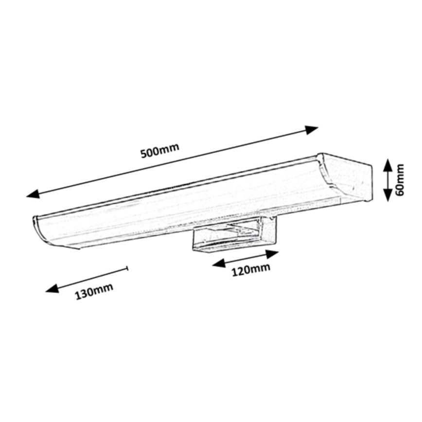 Rabalux - LED Badezimmerspiegelbeleuchtung LED/7,5W/230V IP44