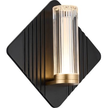 Rabalux - LED-Badezimmer-Wandleuchte LED/7W/230V IP44 schwarz/gold
