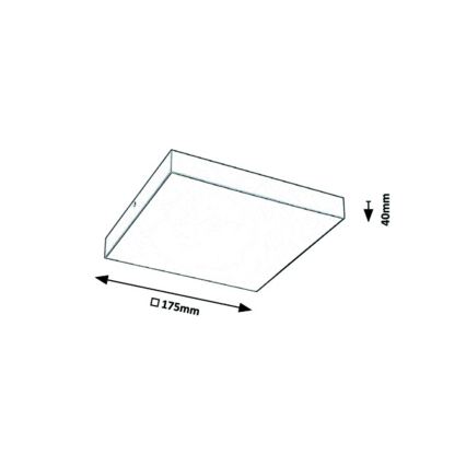 Rabalux - LED Badezimmerdeckenleuchte LED/18W/230V 3000-6000K IP44 weiß