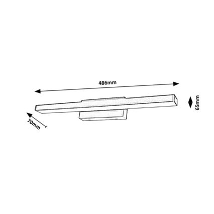 Rabalux - LED-Badwandleuchte LED/12W/230V IP44