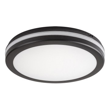 Rabalux - LED-Deckenleuchte für Badezimmer LED/28W/230V 3000/4000/6500K IP54 schwarz