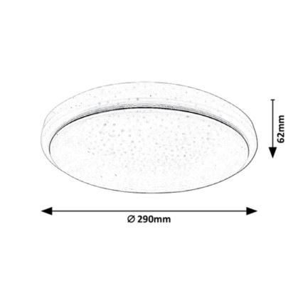 Rabalux - LED-Deckenleuchte LED/12W/230V