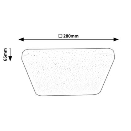 Rabalux - LED-Deckenleuchte LED/12W/230V