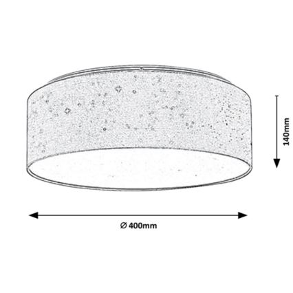 Rabalux - LED-Deckenleuchte LED/22W/230V cremefarben