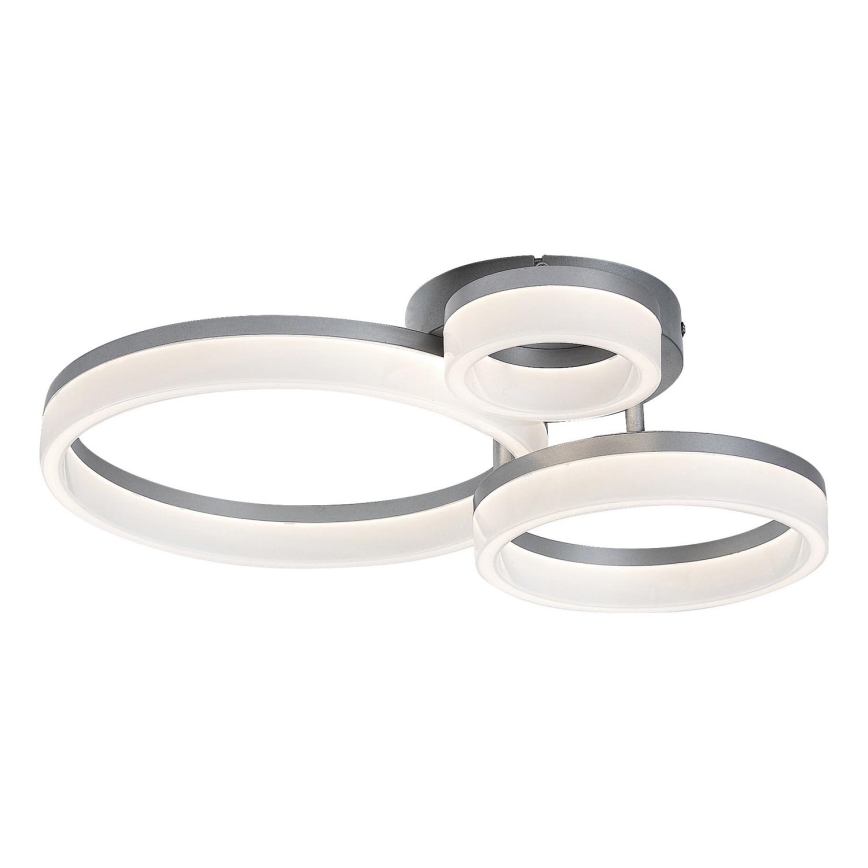 Rabalux - LED-Deckenleuchte LED/24W/230V 3000/4000/6500K 38x51 cm mattierter Chrom