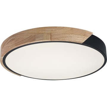 Rabalux - LED-Deckenleuchte LED/24W/230V 4000K pr. 41 cm schwarz/Eiche