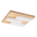 Rabalux - LED-Deckenleuchte LED/30W/230V 3000K Eiche 40x40 cm