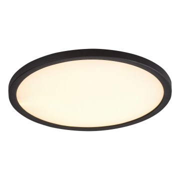Rabalux - LED Deckenleuchte LED/36W/230V 3000/4000/6000K Ø 40 cm schwarz