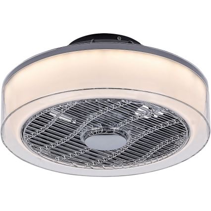 Rabalux - LED dimmbares Deckenleuchte mit Ventilator LED/30W/230V 3000-6000K + Fernbedienung