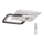 Rabalux - LED-dimmbare aufgesetzte Deckenleuchte 48W/230V 3000K/4000K/6000K + inkl. Fernbedienung 49,5x49,5 cm