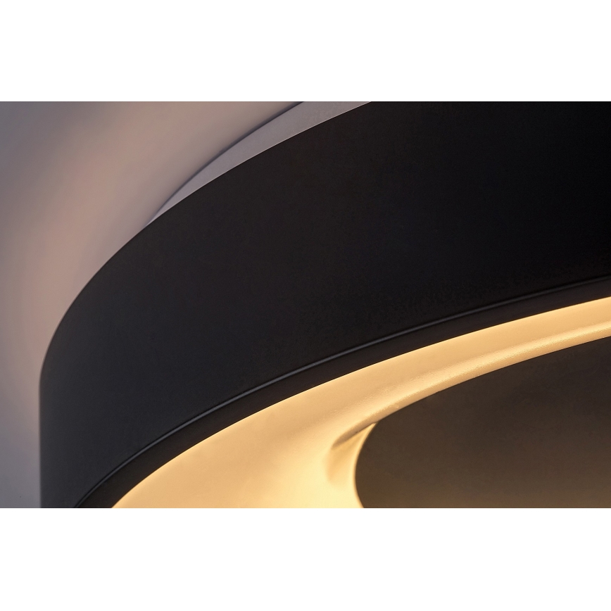 Rabalux - LED Dimmbare Deckenleuchte LED/38W/230V schwarz + RC 3000-6500K