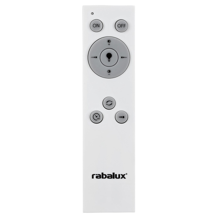 Rabalux - LED Dimmbare Deckenleuchte LED/38W/230V schwarz + RC 3000-6500K