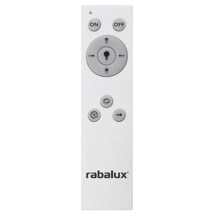 Rabalux - LED Dimmbare Deckenleuchte LED/38W/230V schwarz + RC 3000-6500K