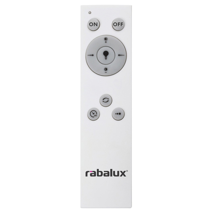 Rabalux - LED Dimmbare Deckenleuchte LED/38W/230V schwarz + RC 3000-6500K