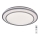 Rabalux - LED dimmbare Deckenleuchte LED/40W/230V 3000-6500K silber + Fernbedienung