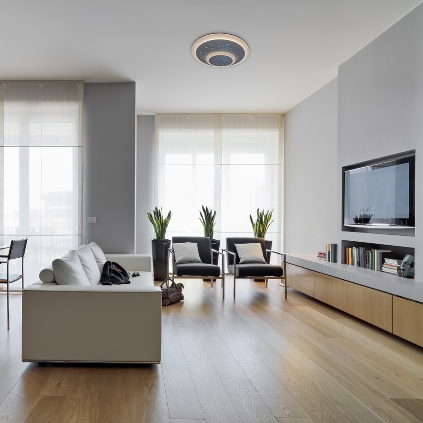 Rabalux - Dimmbare LED-Deckenleuchte LED/47W/230V 3000–6000K + Fernbedienung Ø 48 cm