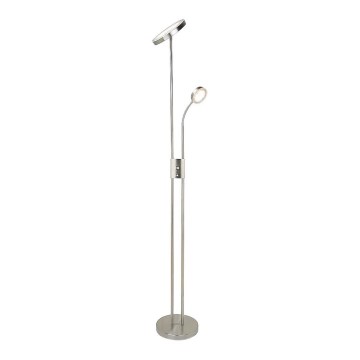 Rabalux - LED dimmbare Stehlampe LED/18,5W/230V + LED/4,5W mattchrom