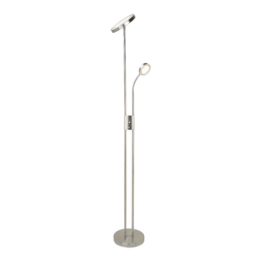 Rabalux - LED dimmbare Stehlampe LED/18,5W/230V + LED/4,5W mattchrom