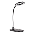 Rabalux - LED dimmbare Touch-Tischlampe mit kabelloser Ladefunktion LED/5W/5V 2700-6000K schwarz