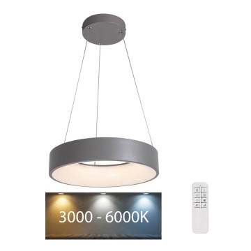 Rabalux - LED dimmbarer Kronleuchter an Kabel LED/24W/230V rund 3000-6000K + Fernbedienung