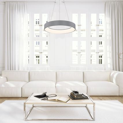 Rabalux - LED Dimmbarer Kronleuchter an Schnur LED/24W/230V rund + FB 3000-6000K