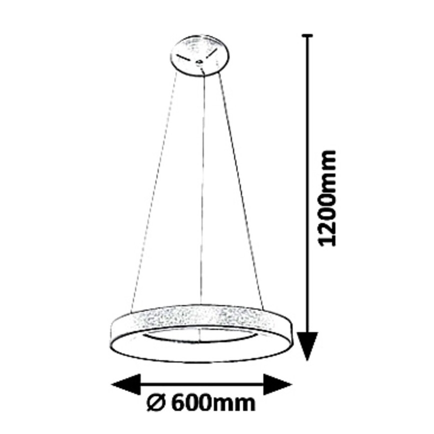 Rabalux - LED Hängeleuchte CARMELLA LED/50W/230V