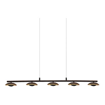 Rabalux - LED Kronleuchter 5xLED/5W/230V braun