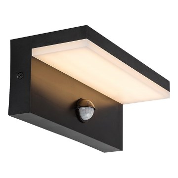 Rabalux - LED Outdoor-Wandleuchte mit Sensor LED/9W/230V 2700/4000/6500K IP54 schwarz