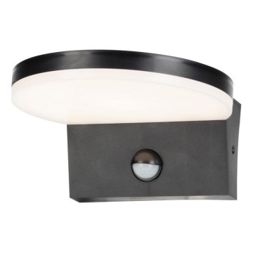 Rabalux - LED Outdoor-Wandleuchte mit Sensor LED/9W/230V 2700/4000/6500K IP54 schwarz