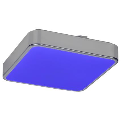 Rabalux - RGB-LED dimmbare Badezimmer-Deckenleuchte LED/22W/230V 3000-6000K IP44 + Fernbedienung 29x29 cm