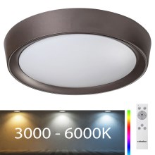 Rabalux - LED RGB Dimmbare Deckenleuchte LED/24W/230V + FB 3000-6000K